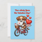 Jolie carte de la Saint-Valentin avec des cœurs et (Devant)