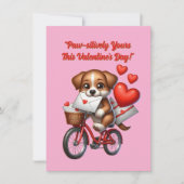 Jolie carte de la Saint-Valentin avec des cœurs et (Devant)