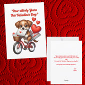 Jolie carte de la Saint-Valentin avec des cœurs et