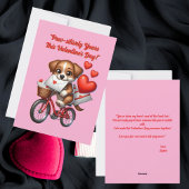 Jolie carte de la Saint-Valentin avec des cœurs et