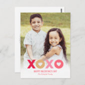 Jolie carte de la Saint-Valentin de couleur modifi (Devant / Derrière)