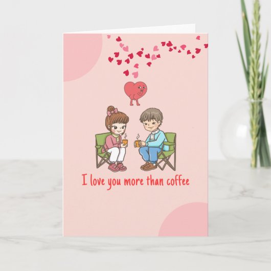 Jolie carte de la Saint-Valentin – Je t'aime plus  (Devant)