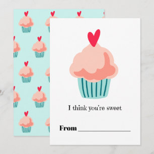 Jolie carte de la Saint-Valentin pour enfants avec