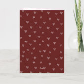 Jolie carte de la Saint-Valentin pour la friteuse (Dos)