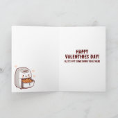 Jolie carte de la Saint-Valentin pour la friteuse (Intérieur)