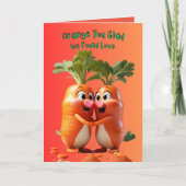 Jolie carte de la Saint-Valentin végane (Devant)