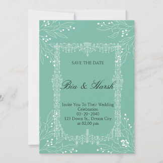 Jolie carte de mariage