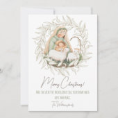 Jolie carte de Noël avec votre photo au verso (Devant)