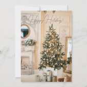 Jolie carte de Noël avec votre photo au verso (Dos)