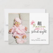 Jolie carte de Noël Fille de Spa Photo  (Devant)