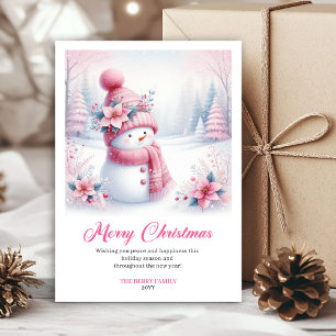 Jolie carte de Noël imprimable pour enfants en for