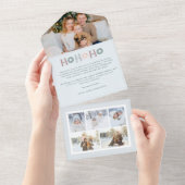 Jolie carte de Noël trifold (Déchirure)