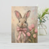 Jolie carte de Pâques (Debout devant)