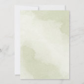 Jolie carte de plan de table avec fleurs blanches (Dos)