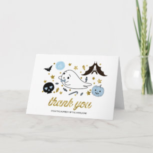 Jolie carte de remerciement pour Baby Shower Hallo