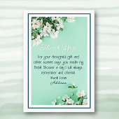 Jolie carte de remerciement pour enterrement de vi