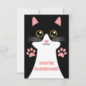 Jolie carte de remerciement pour l'anniversaire de (Devant)