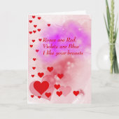 Jolie carte de Saint-Valentin coquine (Devant)