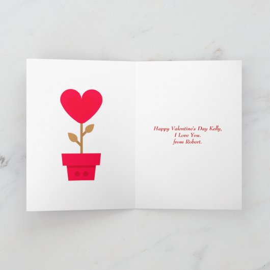 Jolie carte de Saint-Valentin coquine (Intérieur)