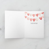 Jolie carte de Saint-Valentin pliée et modifiable, (Intérieur)
