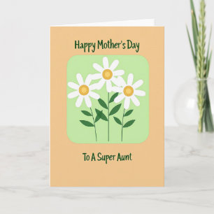 Jolie carte de Tante Printemps