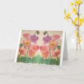 Jolie carte de voeux (Fleur jaune)