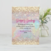 Jolie carte de vœux de Noël et de nouvelle année d (Debout devant)