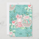 Jolie carte de vœux de Pâques joyeuse (Dos)