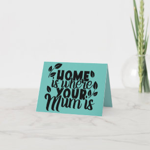 Jolie carte de vœux pour maman; anniversaire; fête