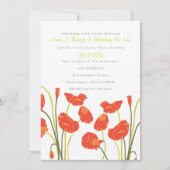 Jolie carte d'invitation verticale (Devant)