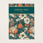 Jolie carte d'oreille étouffante fleurs étalage (Devant)