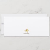 Jolie carte Faire-part Mariage Orchidées (Dos)