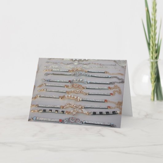 Jolie carte girly Modèle horizontal (Devant)