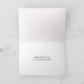 Jolie carte photo MAMAN florale pour la fête des m (Intérieur)