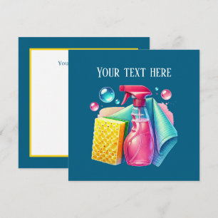 Jolie carte plate personnalisable pour entreprise 