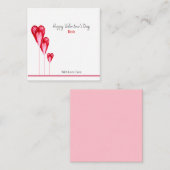 Jolie carte plate personnalisée d'art pour la Sain (Devant / Derrière)