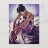 Jolie carte postale Ballerina Print (Devant)
