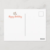 jolie carte postale d'anniversaire (Dos)