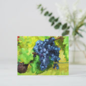 Jolie carte postale de couleur d'eau Abstraite (Debout devant)