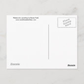 Jolie carte postale de nature hivernale de souris  (Dos)