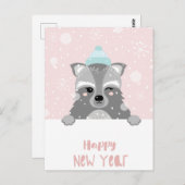 Jolie carte postale d'hiver (Devant / Derrière)