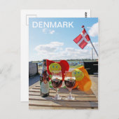 Jolie carte postale du Danemark. (Devant / Derrière)