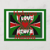 Jolie carte postale Kenya Hakuna Matata (Devant)