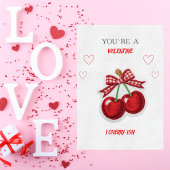 Jolie carte romantique rétro de la Saint-Valentin