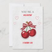 Jolie carte romantique rétro de la Saint-Valentin (Devant)