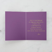 Jolie carte rouge de la femme à l'anniversaire (Intérieur)