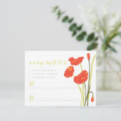 Jolie carte RSVP (Debout devant)