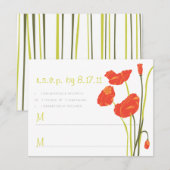 Jolie carte RSVP (Devant / Derrière)