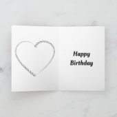 Jolie carte spéciale de 80e anniversaire (Intérieur)