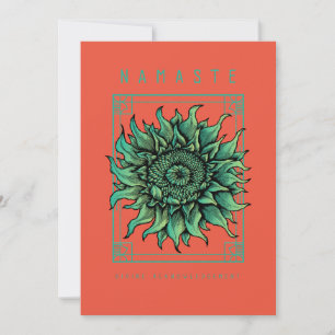 Jolie carte Yoga Namaste